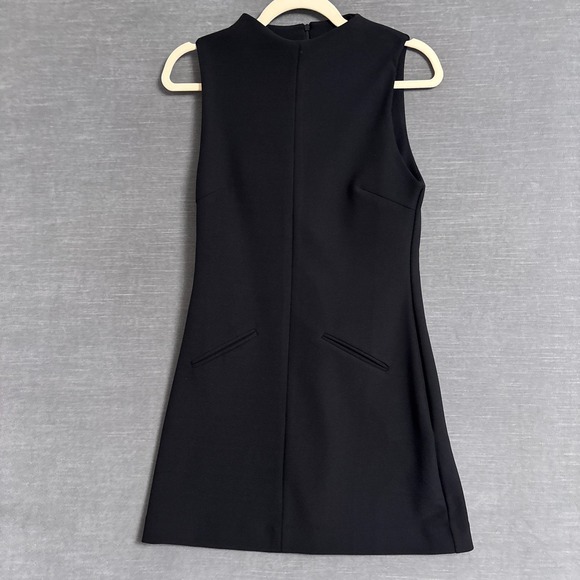 Zara Dresses & Skirts - Zara Dress Small Black Sheath Mini LBD‎ Cocktail Mod Retro Career Party